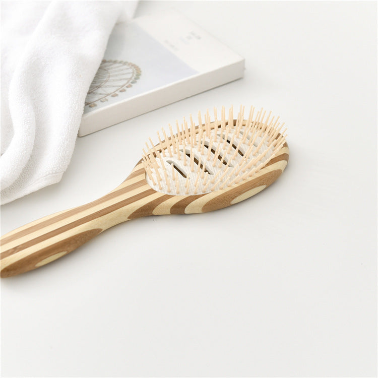 The Slow Down Brush — Bamboo Paddle Brush for Detangling & Smooth Hair